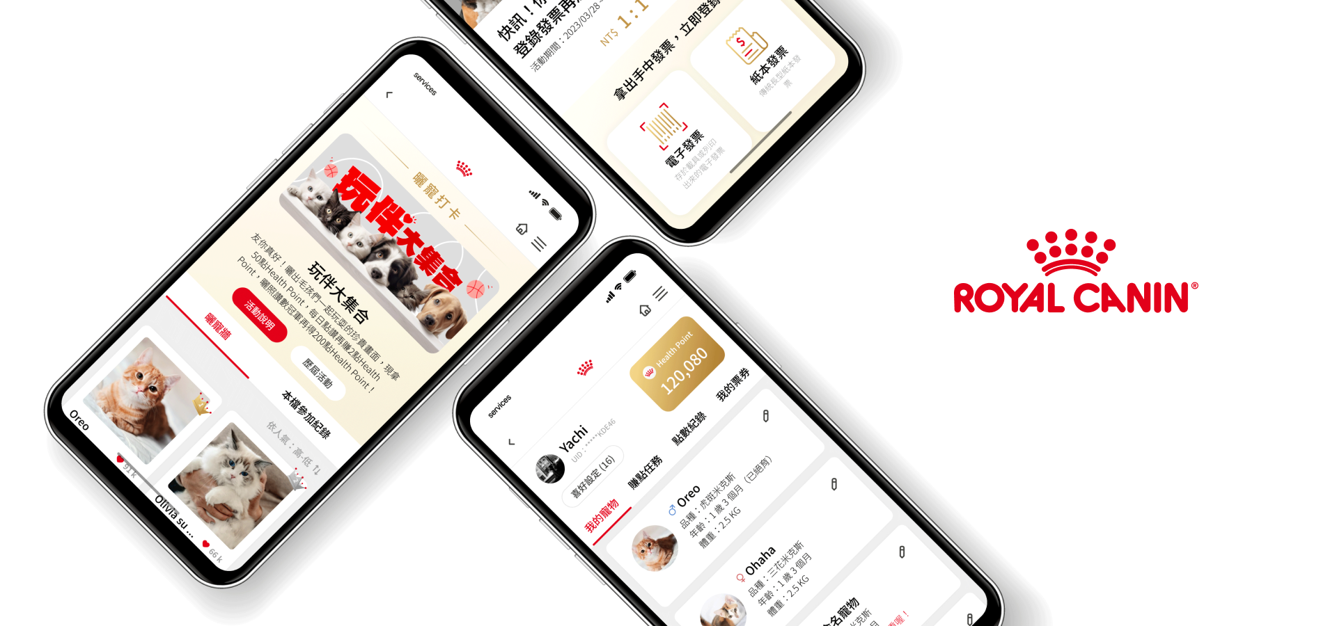 加入法國皇家RC集點，能累積積分兌換禮品，並在Line平台享受專屬寵物互動樂趣。開啟您與愛寵的美好生活之旅！ || SUGARFUN CREATIVE 方形糖創意數位