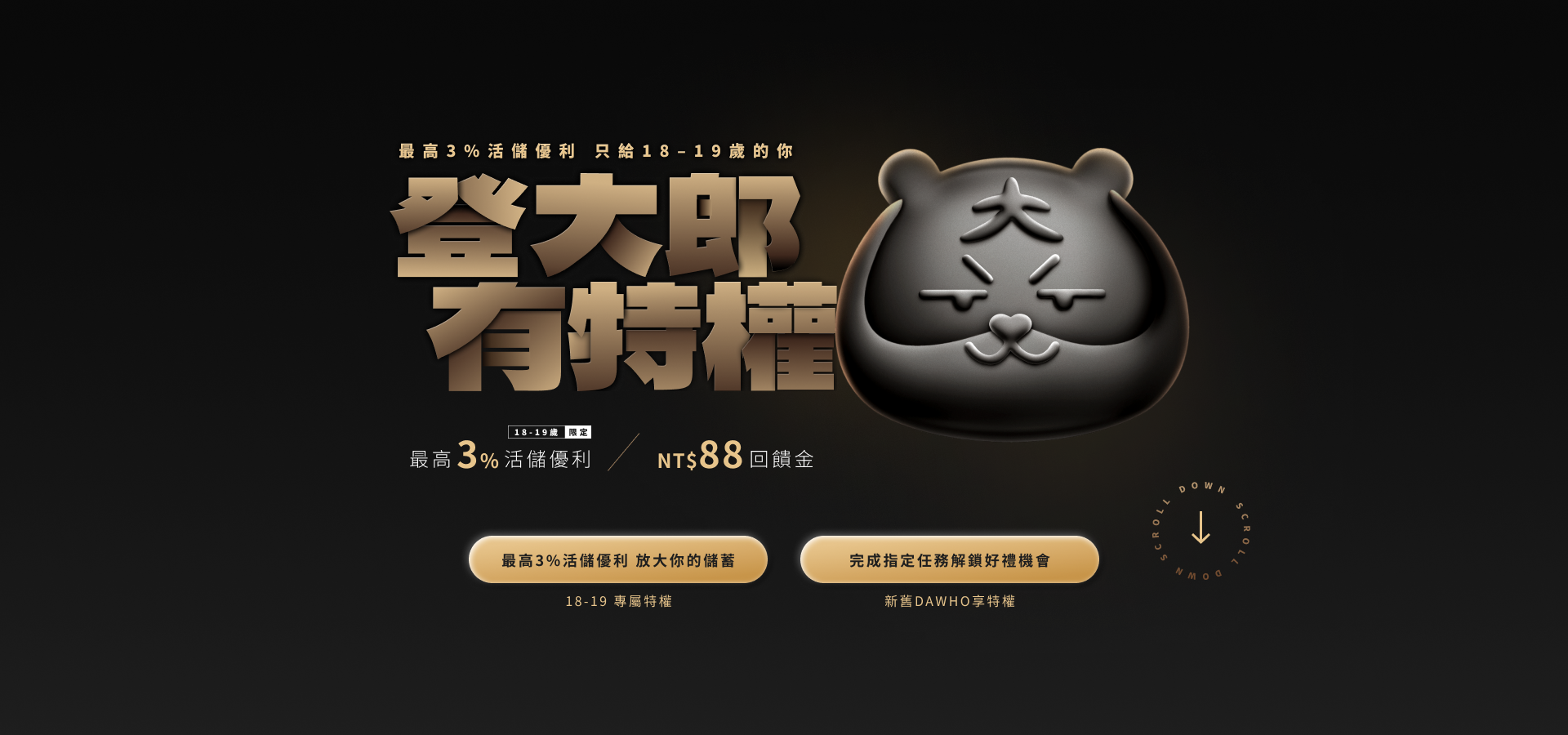 18歲登大郎！永豐DAWHO送上成年禮：受用一生的理財全攻略 || SUGARFUN CREATIVE 方形糖創意數位